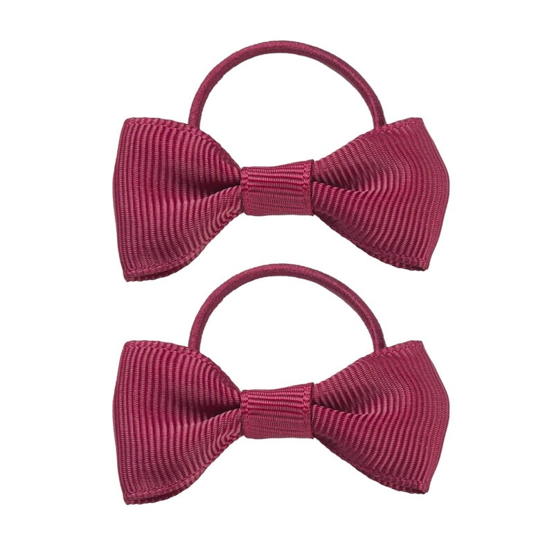 Moonstone 40PCS 2 Inches Mini Tiny Elastic Grosgrain Ribbon Hair Accessories for Girls Kids Toddlers - Image 4